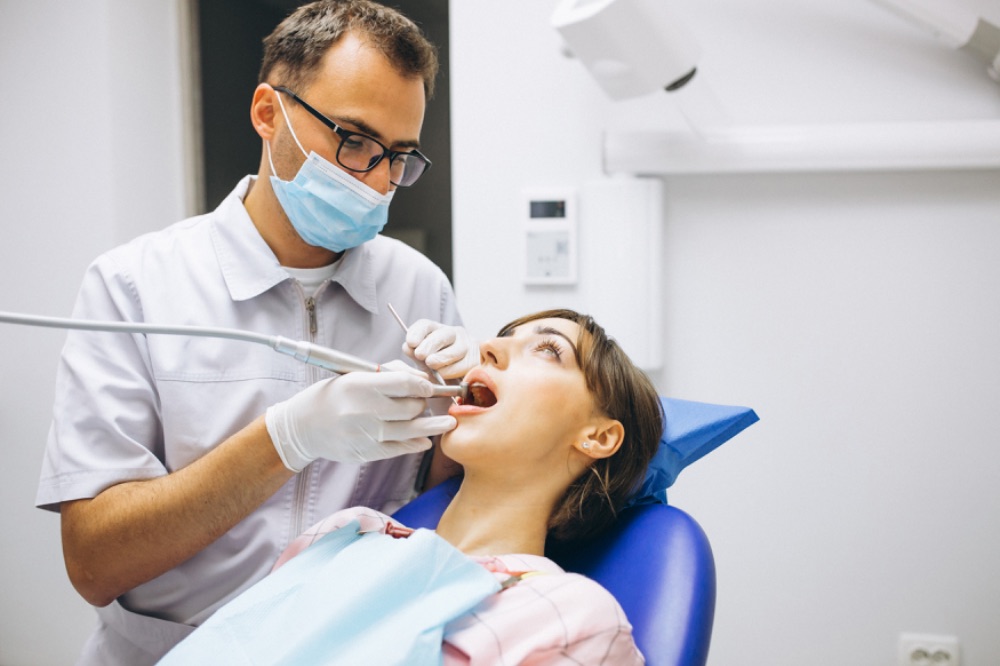 dentista y paciente